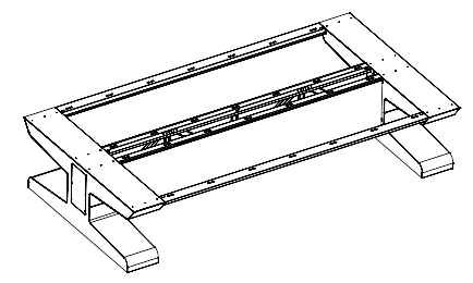 Cantilever Line – Serie 700 Plus – 2400×1370×550 mm