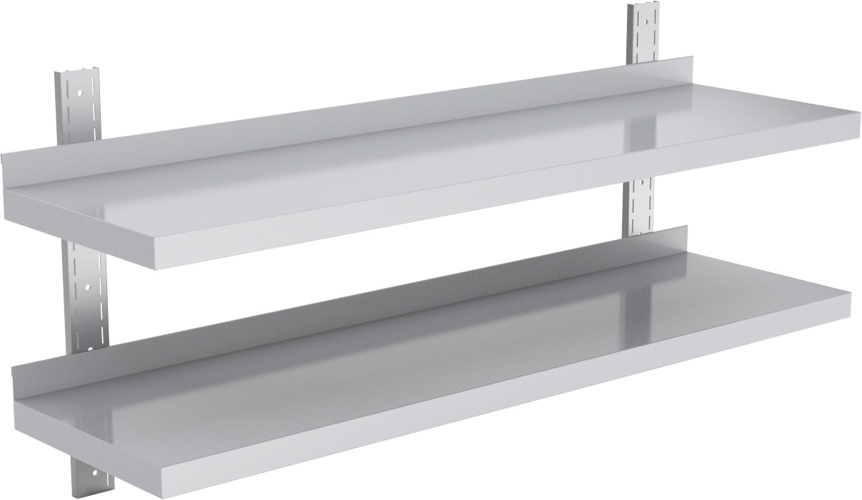 Wandregal – 2 Ebenen – 1400×400 mm – stabile Ablagefläche
