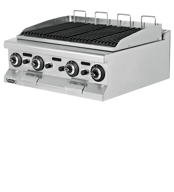 Gasdampfgrill – Snack Serie – 10,4 kW – 800×730×285 mm
