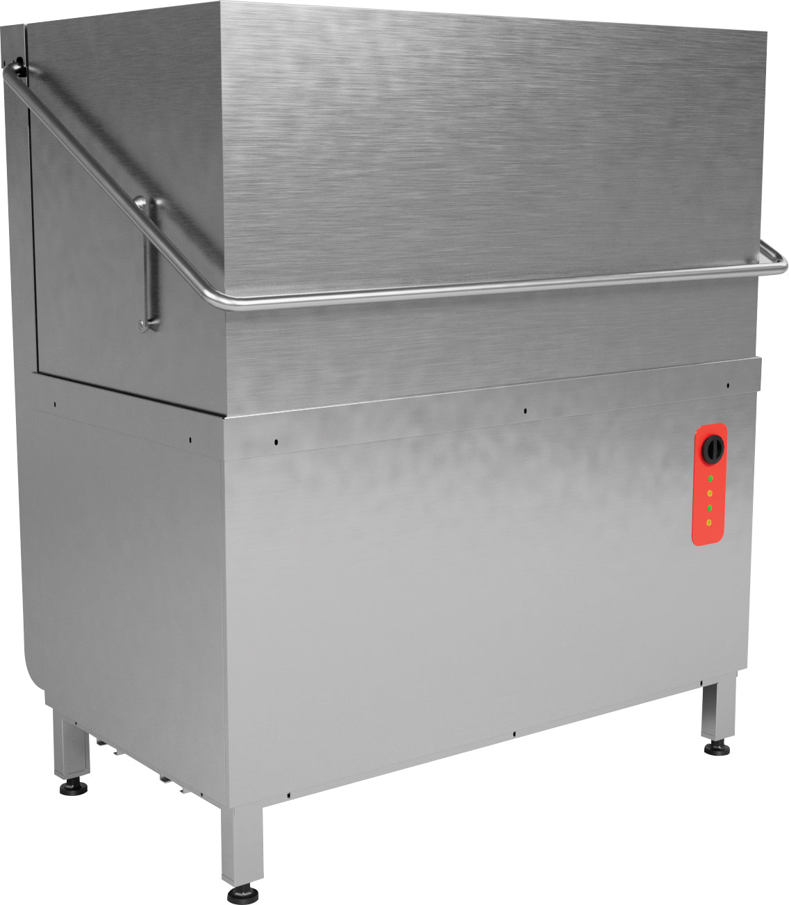 Haubenspülmaschine Digitalsteuerung 2000 Teller/Stunde 1360×835×1480 mm