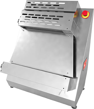 Teigflascher – einstellbarer Durchmesser – Plexiglasschutz – Edelstahl – 590×493×684 mm