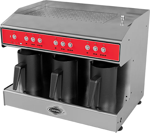 Türkische Kaffeemaschine 3 Kannen 1,8 kW – 500×365×405 mm