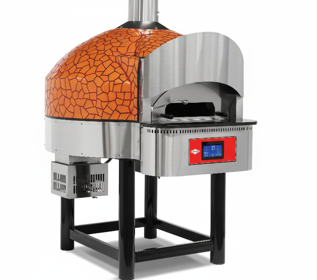 Digitaler Gas-Drehofen mit rotierender Basis – Ø300 mm – 6 Pizzen