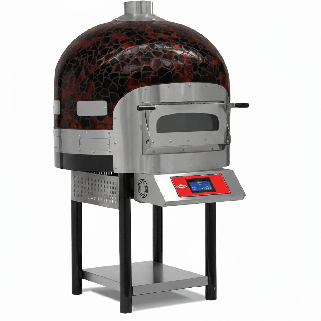 Digitaler elektrischer Drehboden-Pizzaofen – 6ר300mm