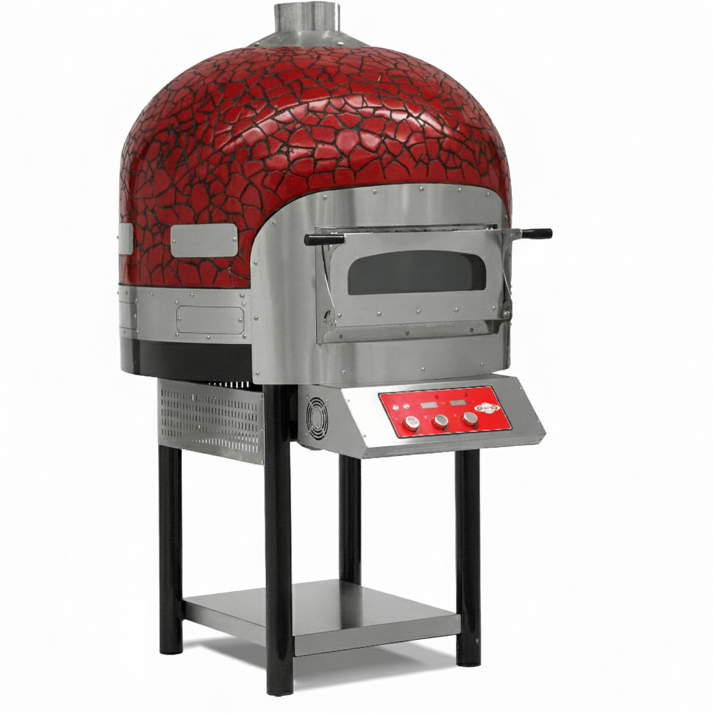 Elektrischer Dreh-Pizzaofen – Ø 300 mm – 75 Pizzen/Stunde