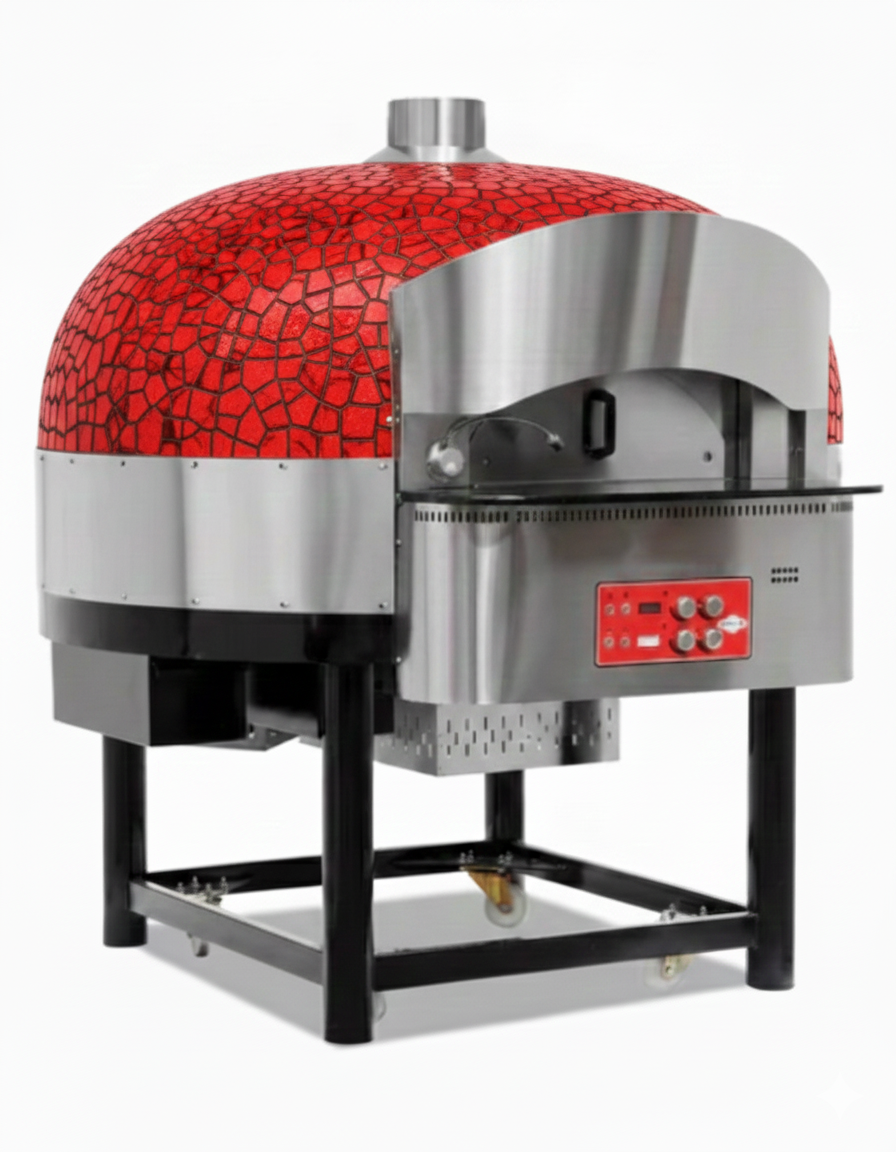 Digitaler Gas‑Drehpizzaofen – Ø 300 mm – 9 Pizzen