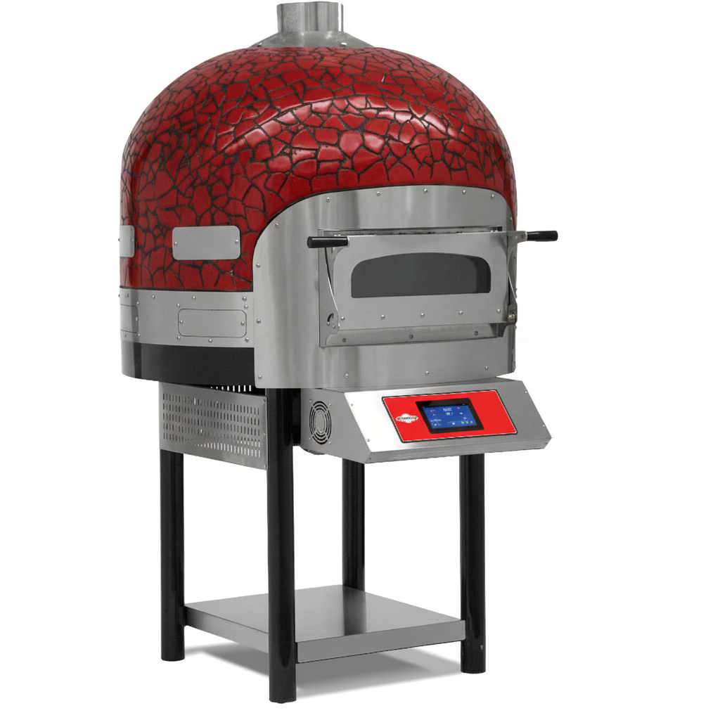 Digitaler elektrischer Drehboden-Pizzaofen – 6ר300mm