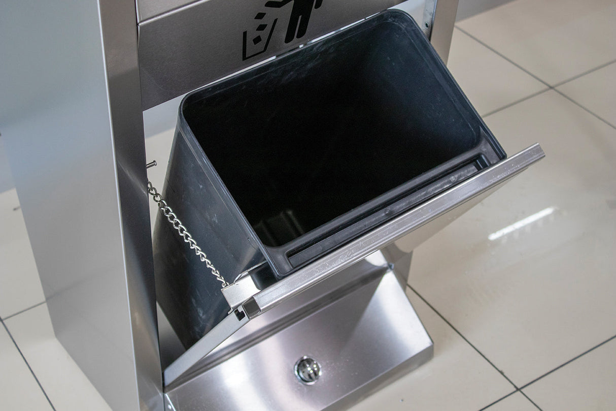 Handwaschbecken – Fußbetätigung – Edelstahl – 500×450×850 mm