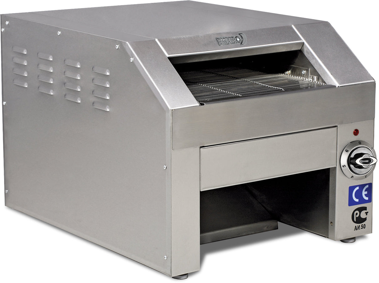 Förderbandtoaster – 230V 3,5 kW – 600 Scheiben/Stunde – 478×644×431 mm