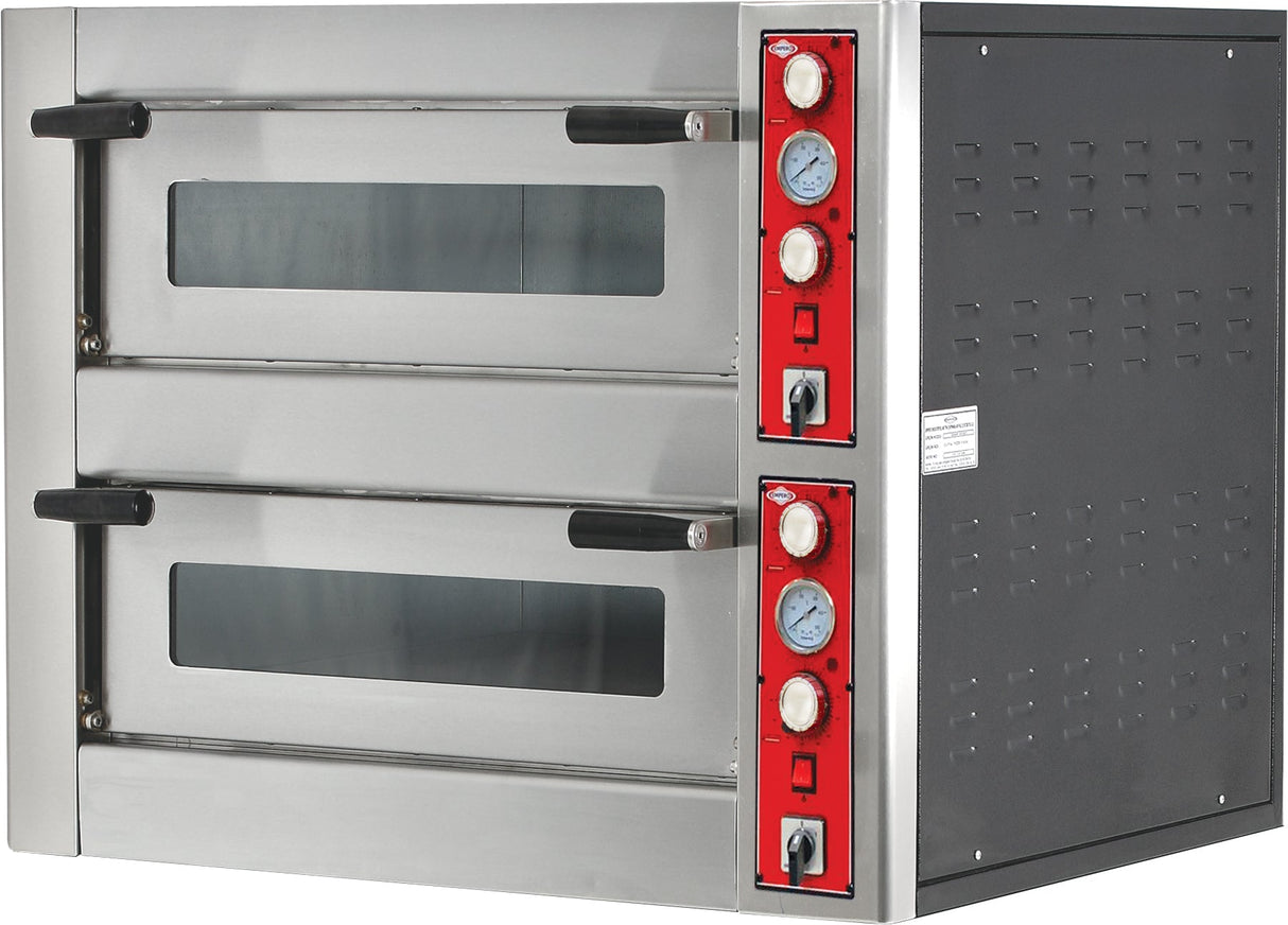Elektrischer Pizzaofen 2 - lagig – 4+4 Pizza – 965×900×760 mm