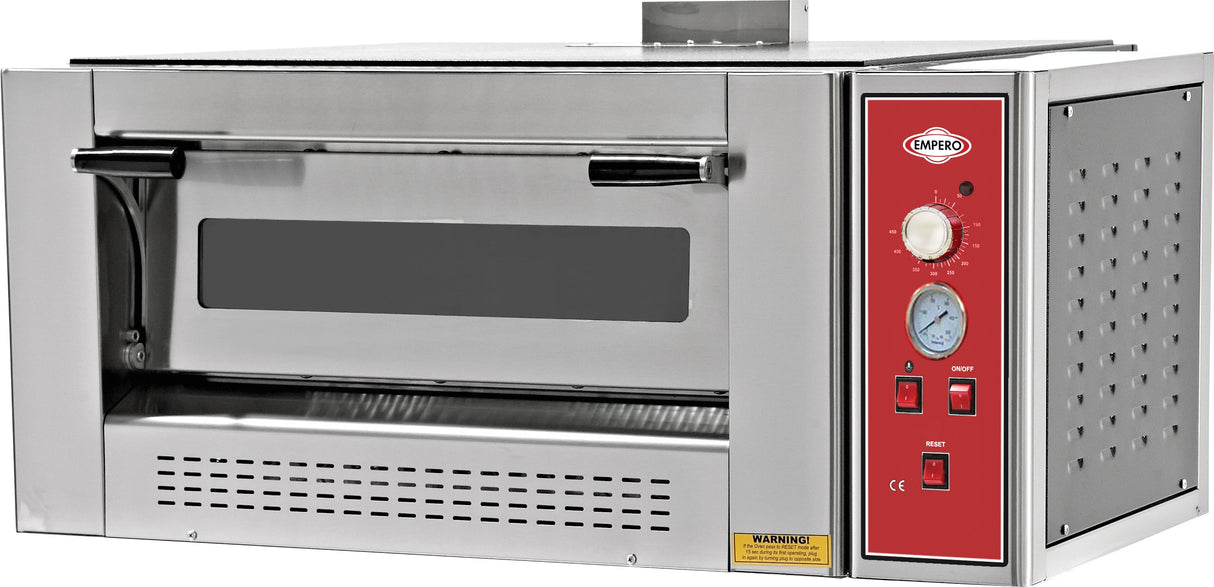 Gas Pizzaofen – 4 Pizzen – Ø 330 mm – 1188×1019×520 mm