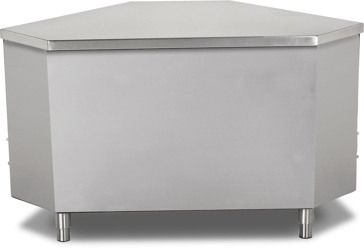 Eck-Serviceeinheit – 0,9 m³ – verstellbare Füße – 1400×790×850 mm