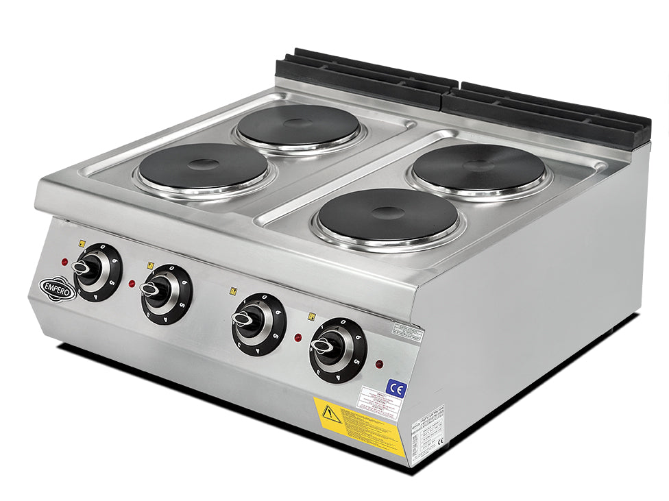 Elektrischer Herd 4 Kochplatten 8 kW Serie 700 Plus – 800×730×300 mm