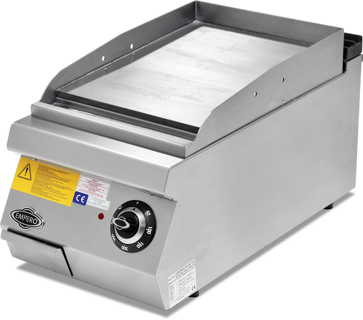 Electrical Grill Ribbed Chrome Plate – 400V / 6 kW