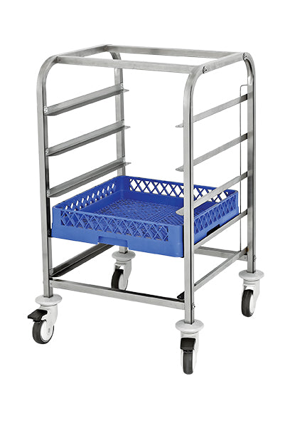 Transportwagen mit Schienen – 5 Körbe – 560×530×900 mm