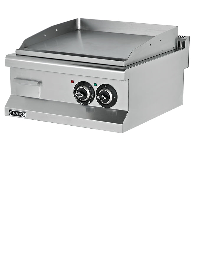 Elektrischer Grill – glatte & gerippte Chromplatte – 600×635×285 mm