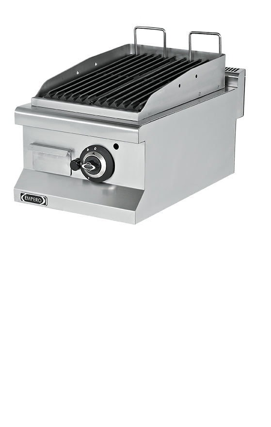 Gas Lavastein Grill – Snack Series – 400×635×285 mm