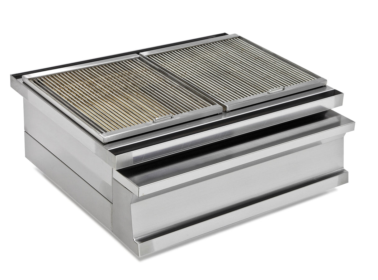 Kohlegrill – Ascheschublade und Edelstahlgehäuse – 800×730×290 mm