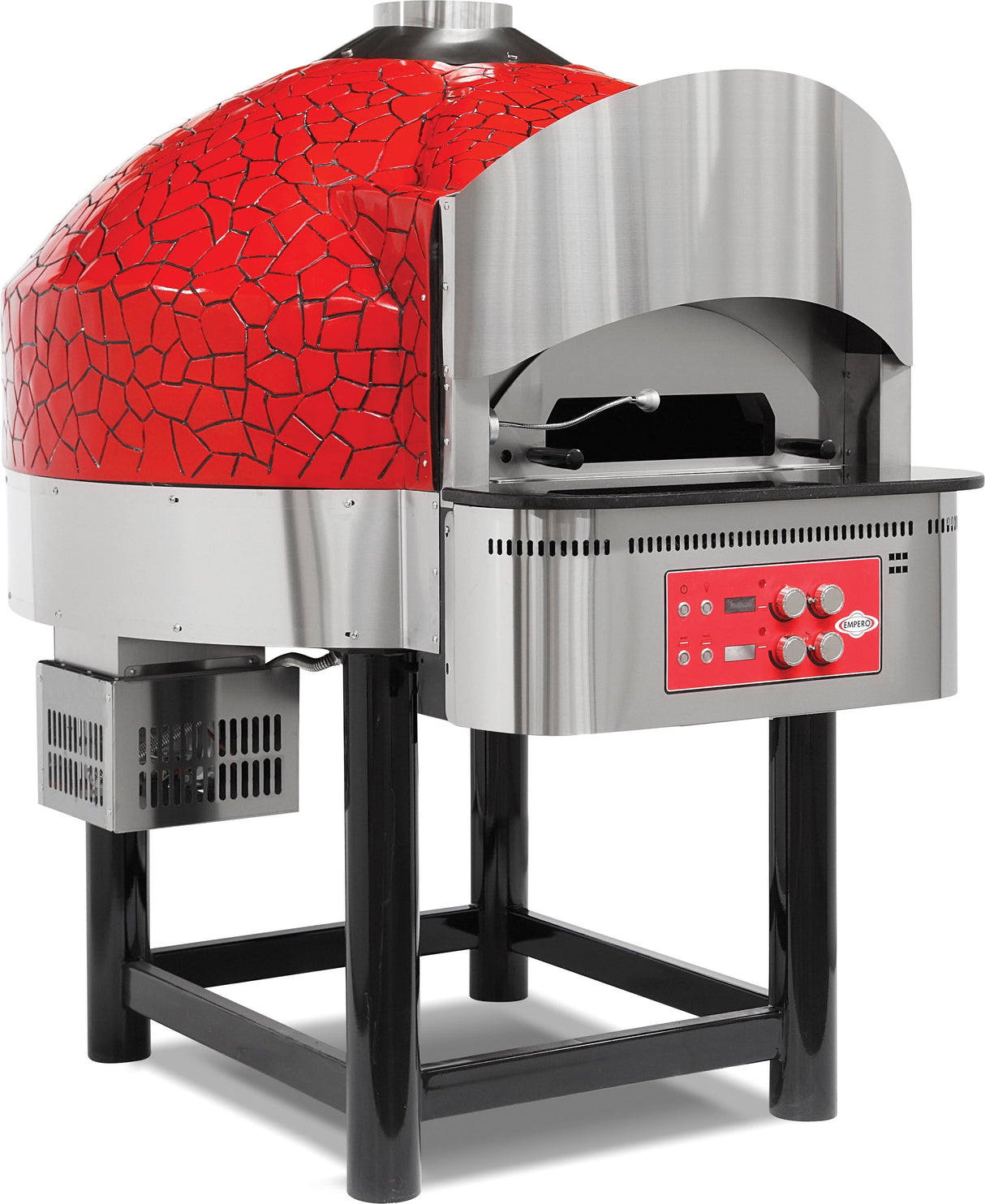 Feststehender Gas-Pizzabackofen – Ø 300 mm – 9 Pizzen