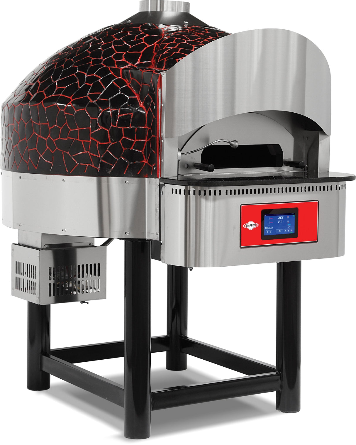 Digitaler Gas-Drehofen mit rotierender Basis – Ø300 mm – 6 Pizzen