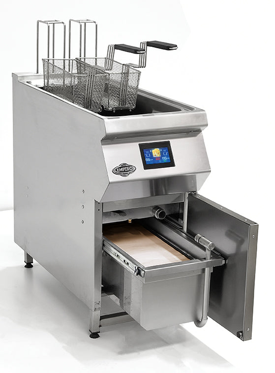 Fritteuse Lift Fast Cooking Serie 900 Plus – Ölfilter – 400×900×850 mm