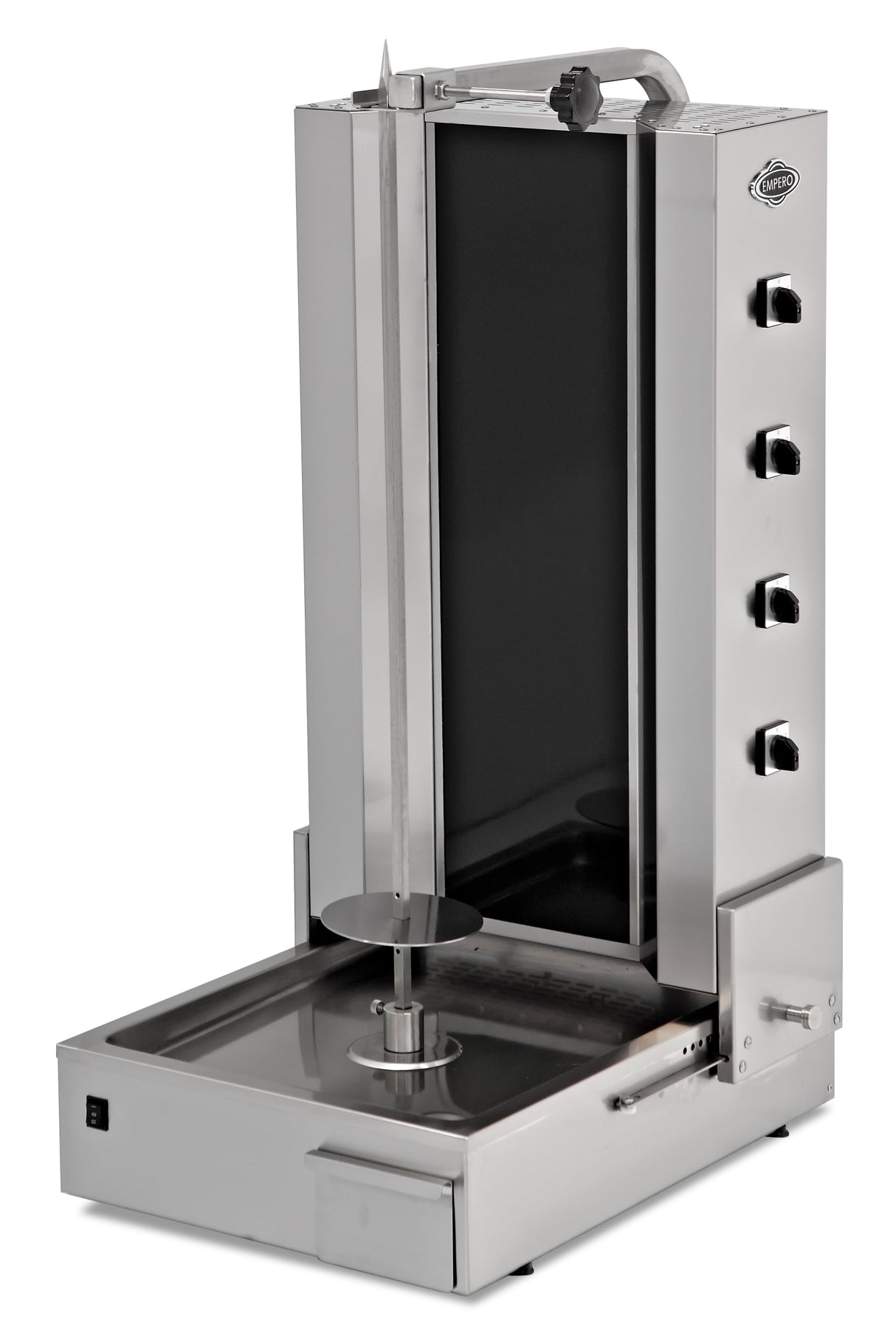 Shawarma-Grill – Robax-Glas – Motor unten – 7,2 kW – 568×706×1158 mm