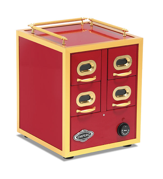 Wärmeschrank 4 Schubladen kompakt 340×380×450 mm