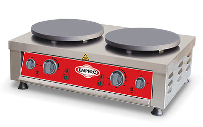 Doppel-Crêpes-Maschine – 2x 40 cm Ø – 900×520×240 mm