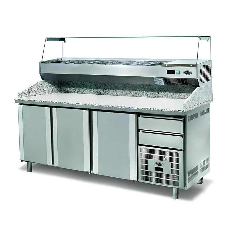 Saladette 3 portes – 500 l – 2100×800×1020 mm