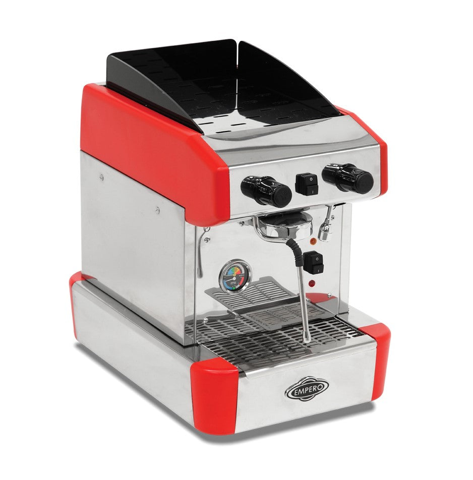 Espressomaschine 1 - gruppig – Doppel-Dampfarm – Extra-Warmwasserarm – 476×595×627 mm