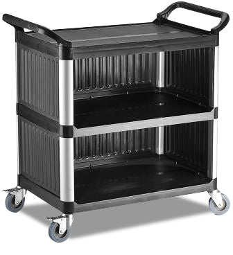 Plastik-Servierwagen – 2 - stöckig – 500×800×970 mm – leicht