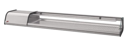 Kühlvitrine Sushi 8 GN 1/3 – LED-Beleuchtung – 1797×387×240 mm