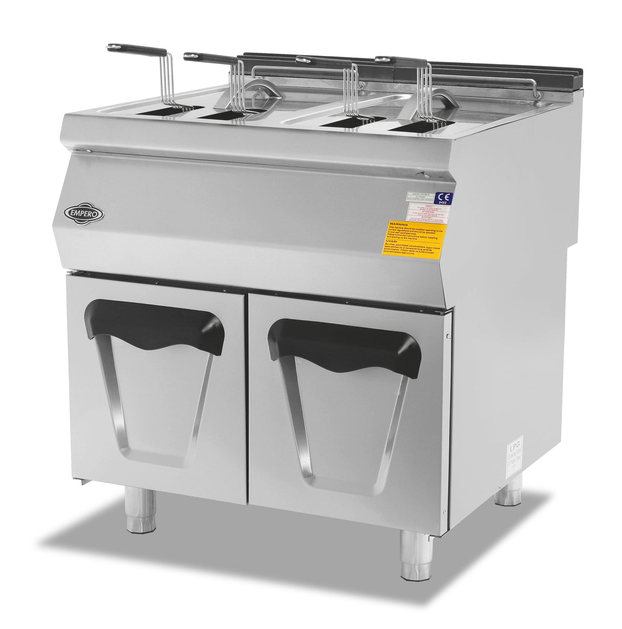 Gasfritteuse 24+24 l Serie 900 Plus – 800×900×850 mm