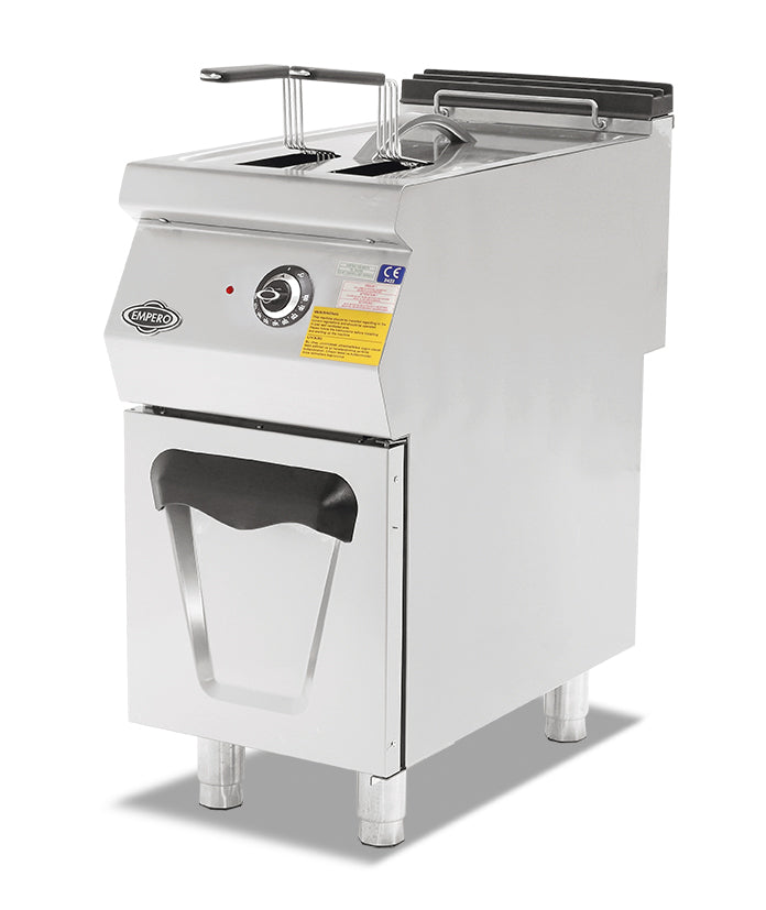 Elektrische Fritteuse mit Schrank – Serie 700 Plus – 14 l – 400×730×850 mm