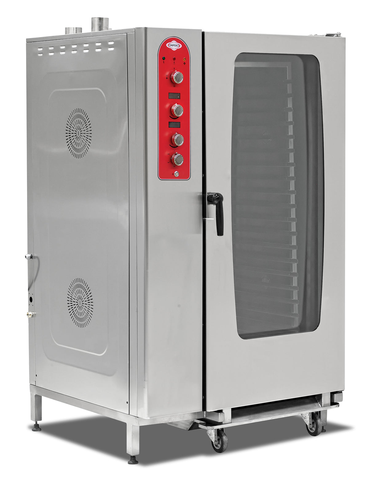 Elektrischer Heißluftofen – Manuelles Dampfsystem – Digitalanzeige – Sicherheitsthermostat – 1235×1110×1900 mm