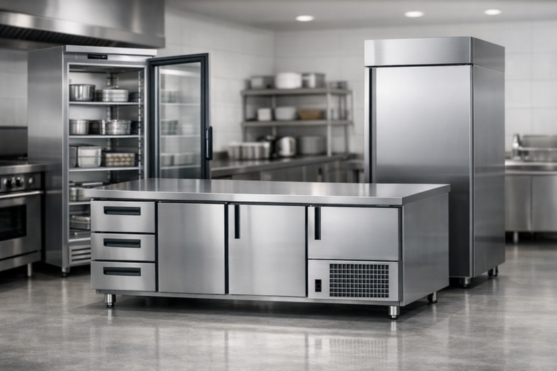 Kühltische, Kühlschränke & Gefriergeräte