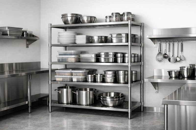 Lagerregale & Ablagen (Edelstahl)