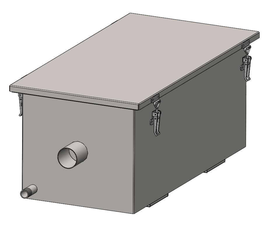 Fettabscheider – 10 l Auffangbehälter – 655×340×290 mm