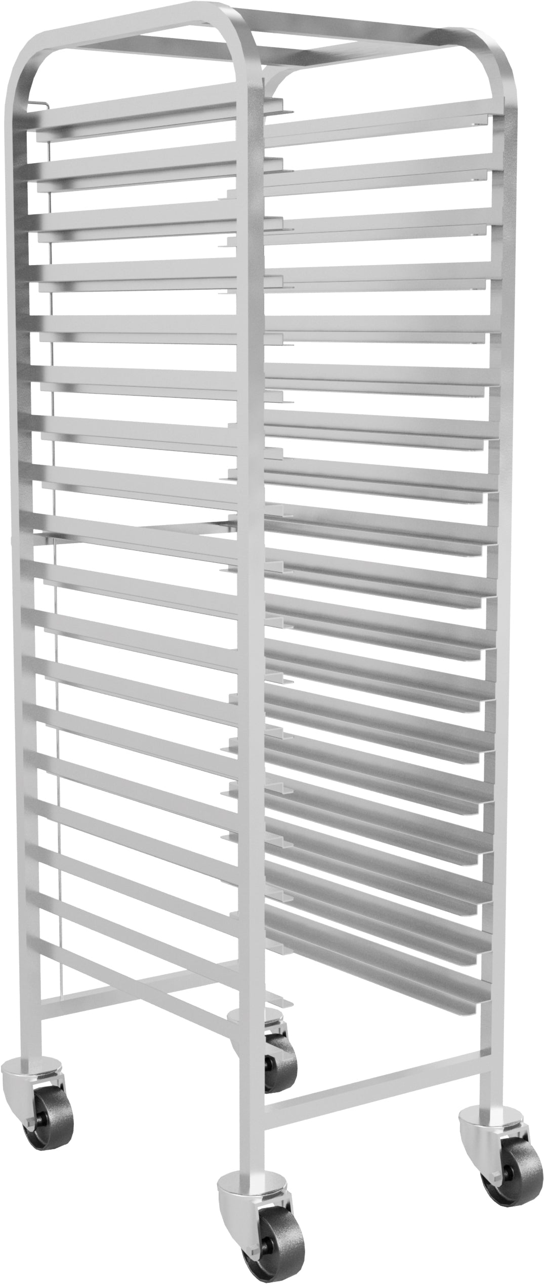 Traywagen einreihig – 18 Ablagen – 460×630×1710 mm