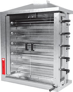 Kohle-Hähnchengrill – 18 Stück – 1193×675×1008 mm