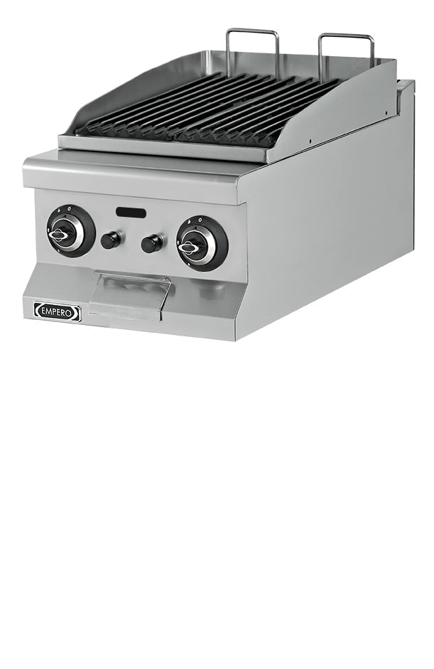 Gas Dampfgasgrill – 5,2 kW – 400×730×285 mm – Snack Serie