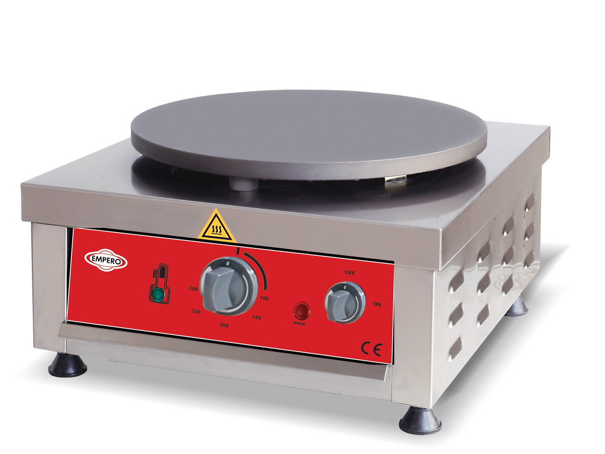 Single Crêpe-Maschine – 40 cm Ø – 450×520×240 mm