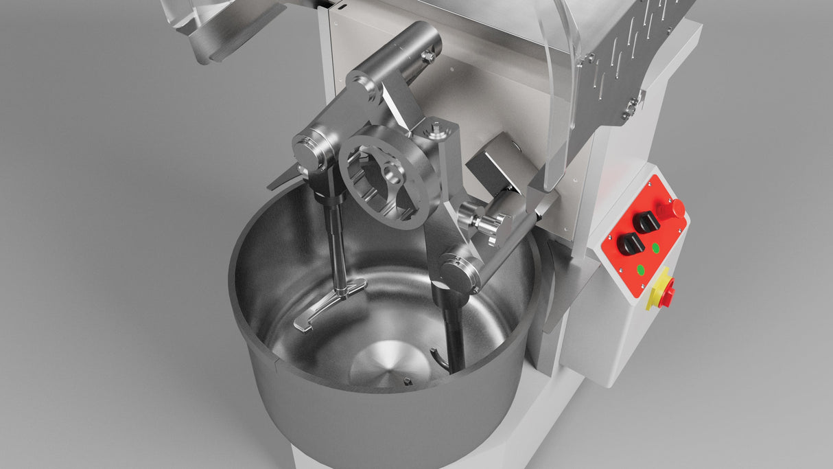 Doppelarm Teigmaschine – 10 Geschwindigkeiten – 782×872×1466 mm