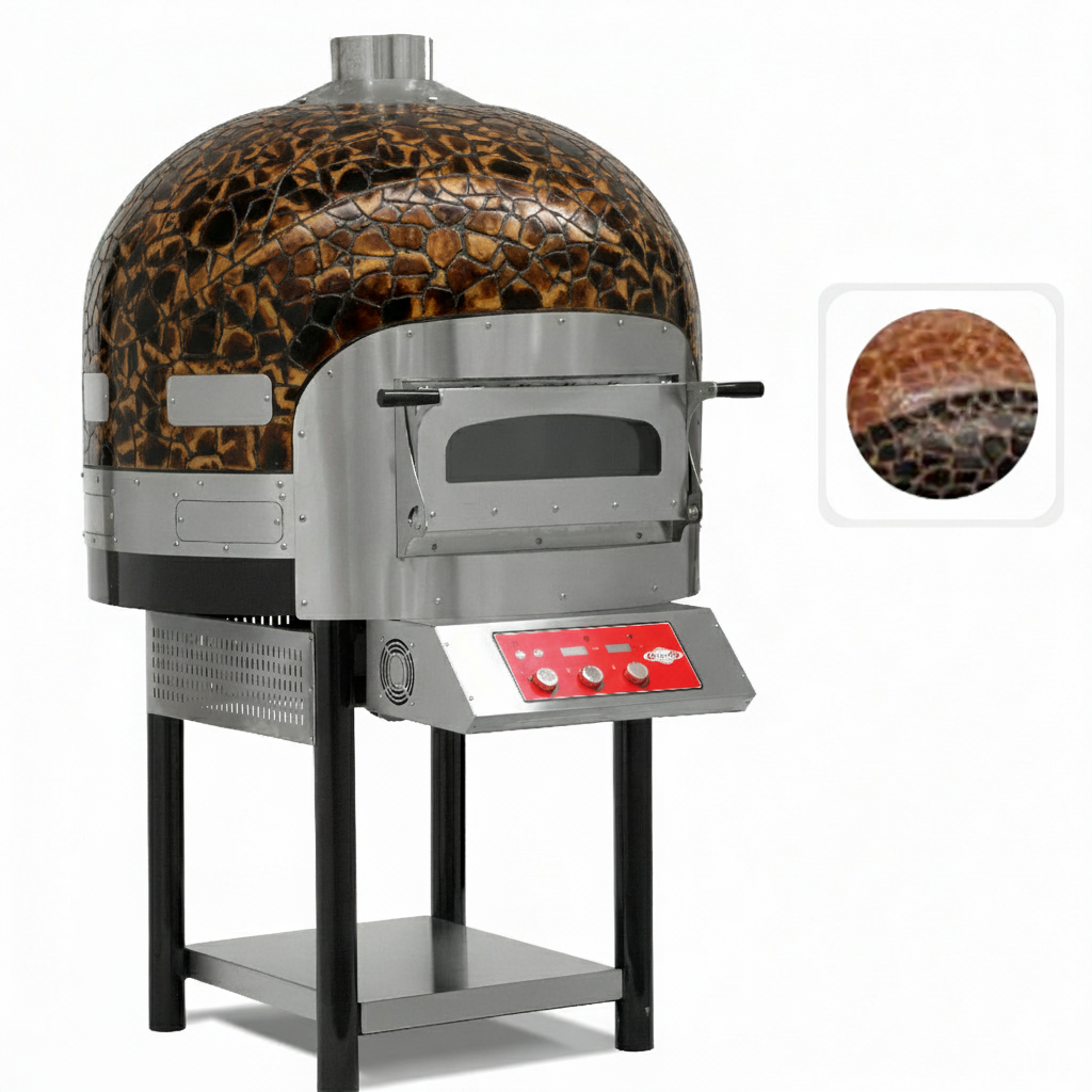 Elektrischer Dreh-Pizzaofen – Ø 300 mm – 75 Pizzen/Stunde