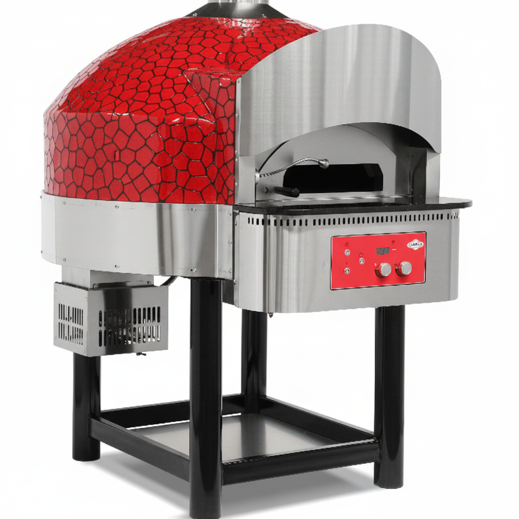 Gas-Drehboden-Pizzaofen – Ø300 mm – 6 Pizzen