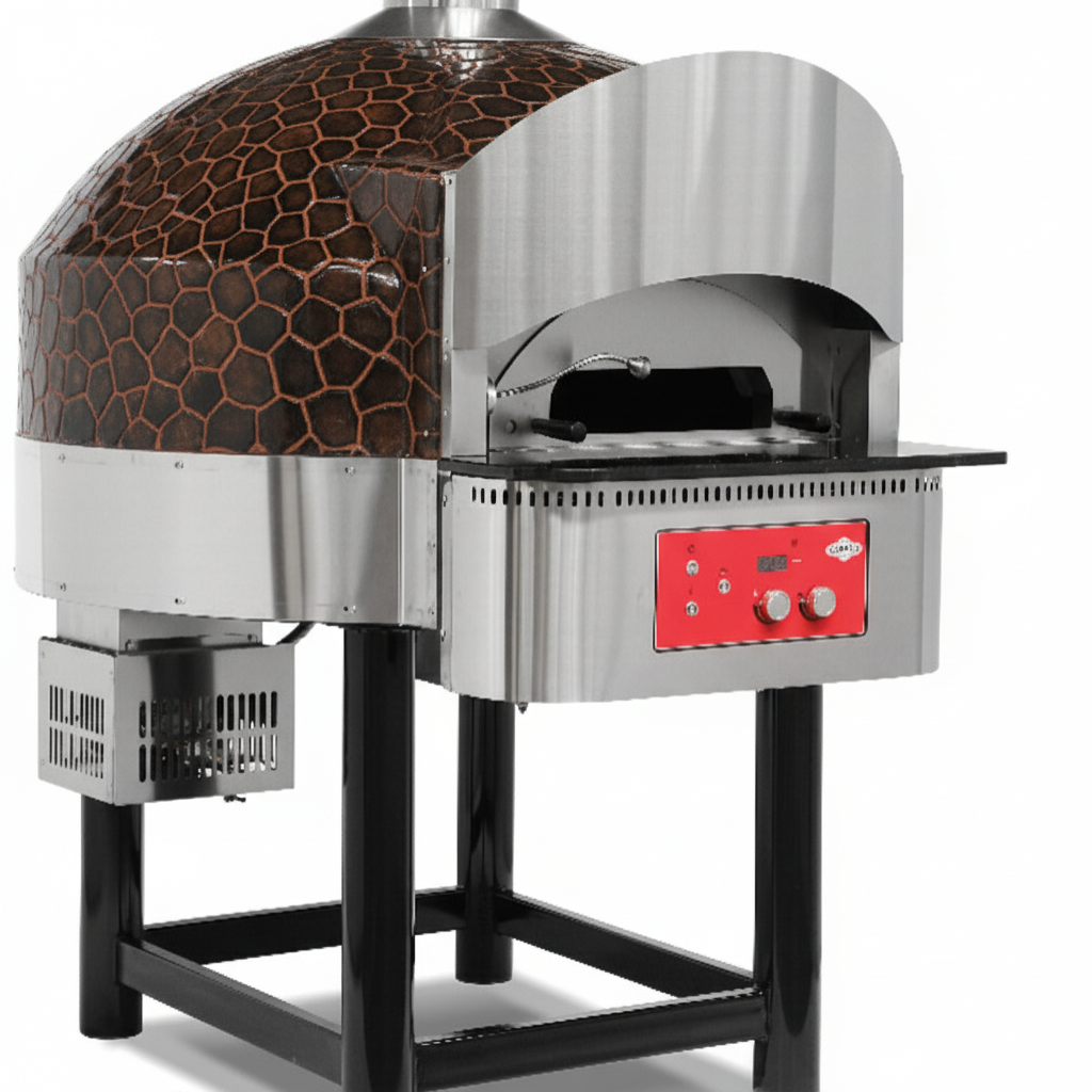 Gas-Drehboden-Pizzaofen – Ø300 mm – 6 Pizzen
