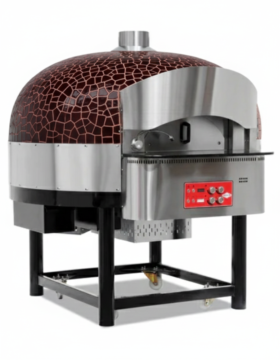 Digitaler Gas‑Drehpizzaofen – Ø 300 mm – 9 Pizzen
