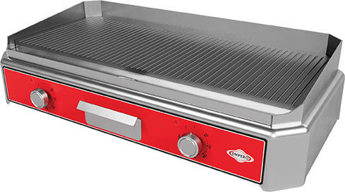 Elektro-Grill Mini – gerillte Platte – 5 kW – 790×425×190 mm