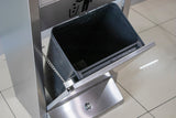 Handwaschbecken – Fußbetätigung – Edelstahl – 500×450×850 mm