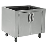 Edelstahl Unterbau Backofen mit Tür – 0,38 m³ – 705×690×782 mm